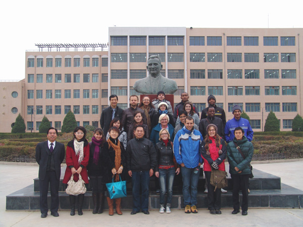 国际交流员代表来我校访问-兰州城市学院